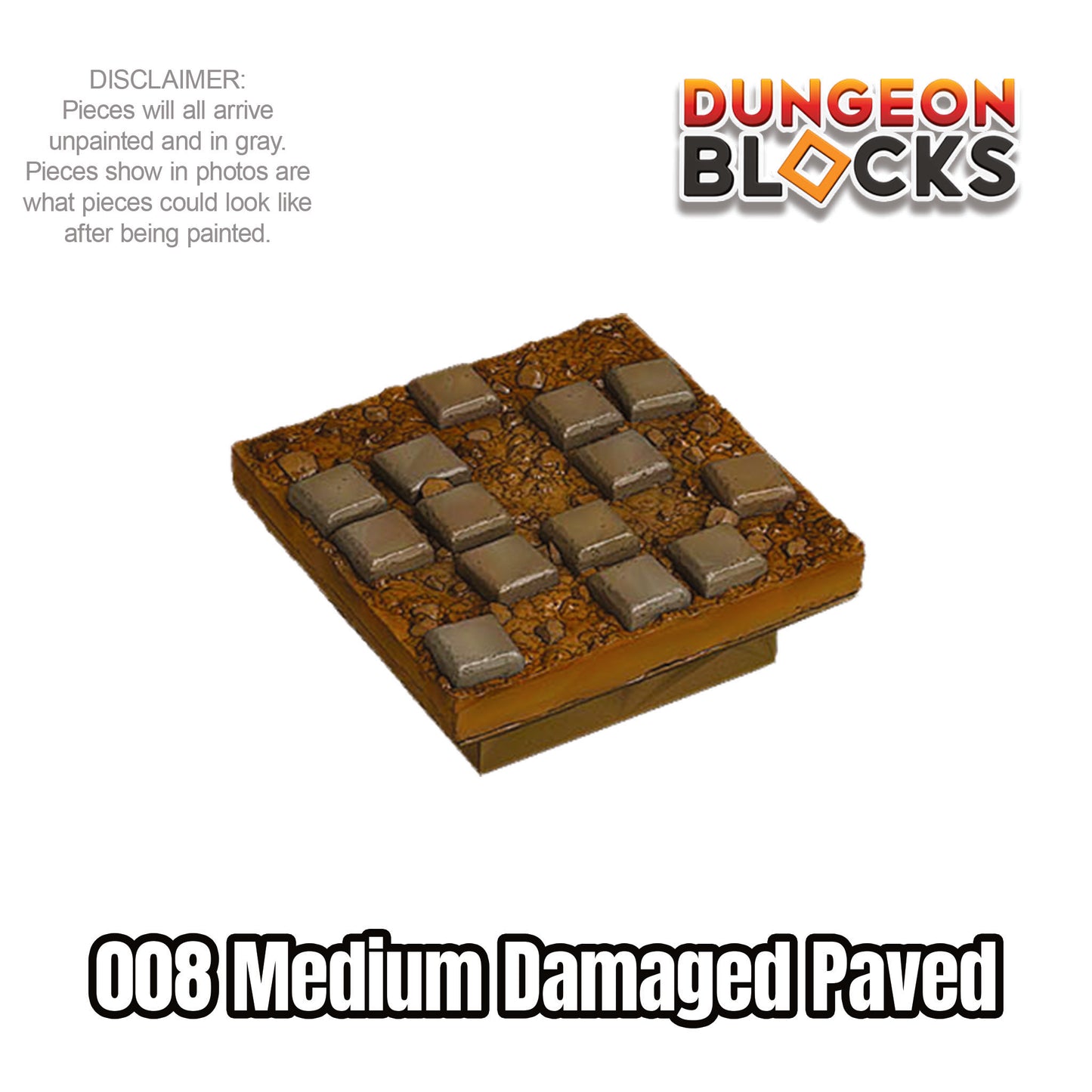Medium Damaged Paved