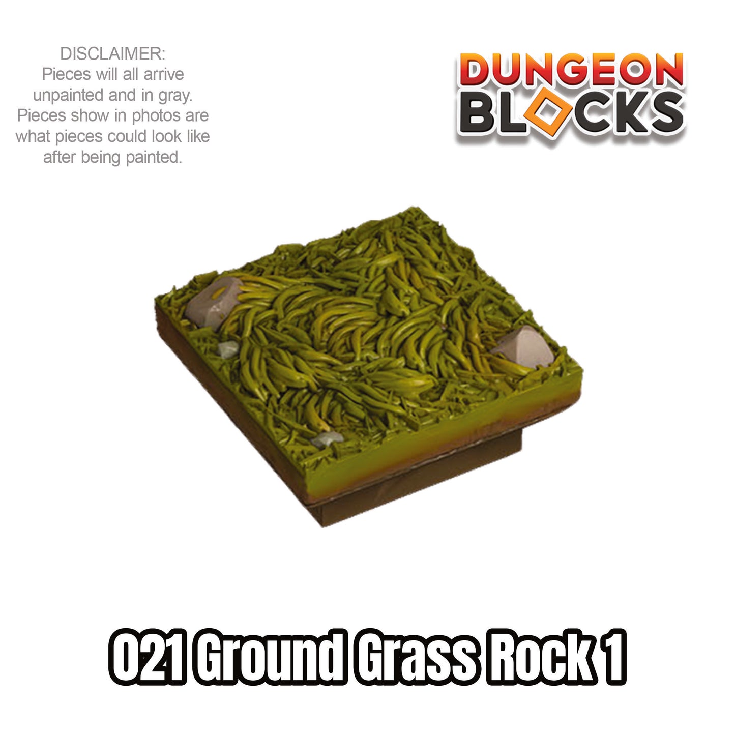 Ground Grass Rock 1