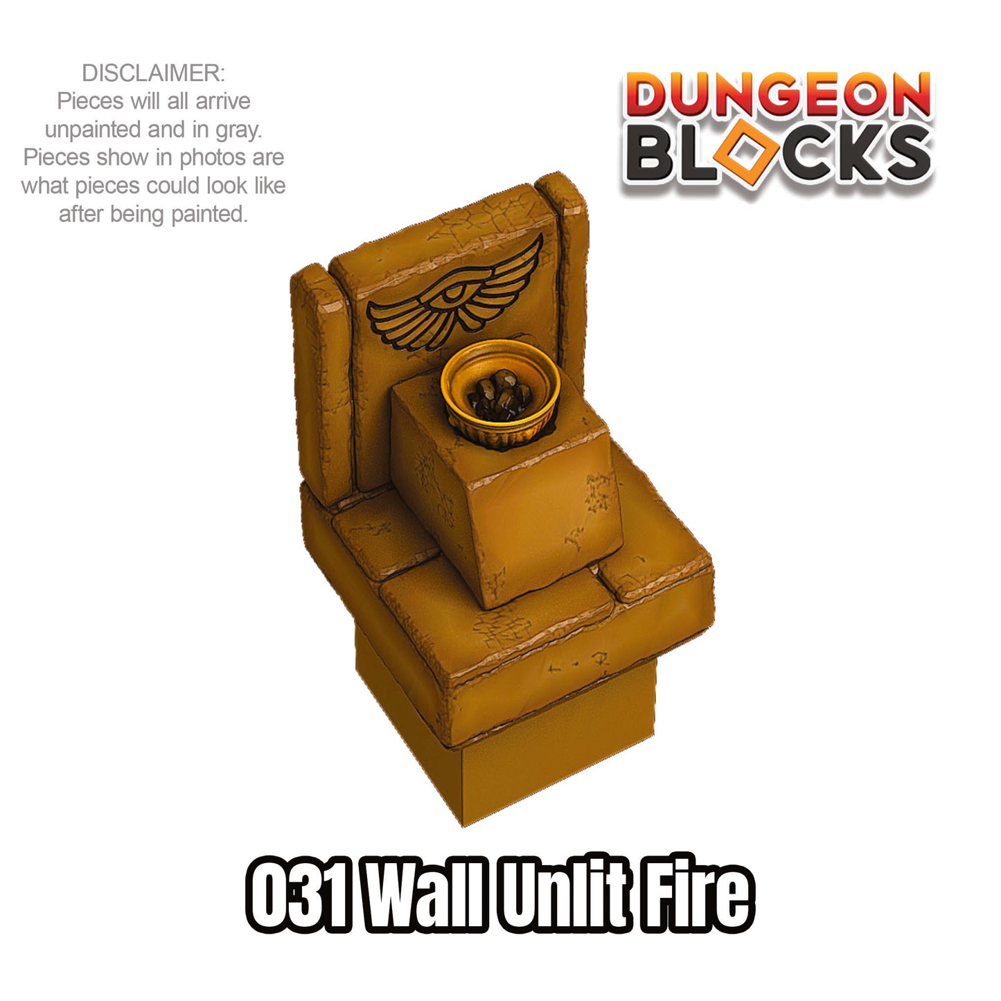 Wall Unlit Fire