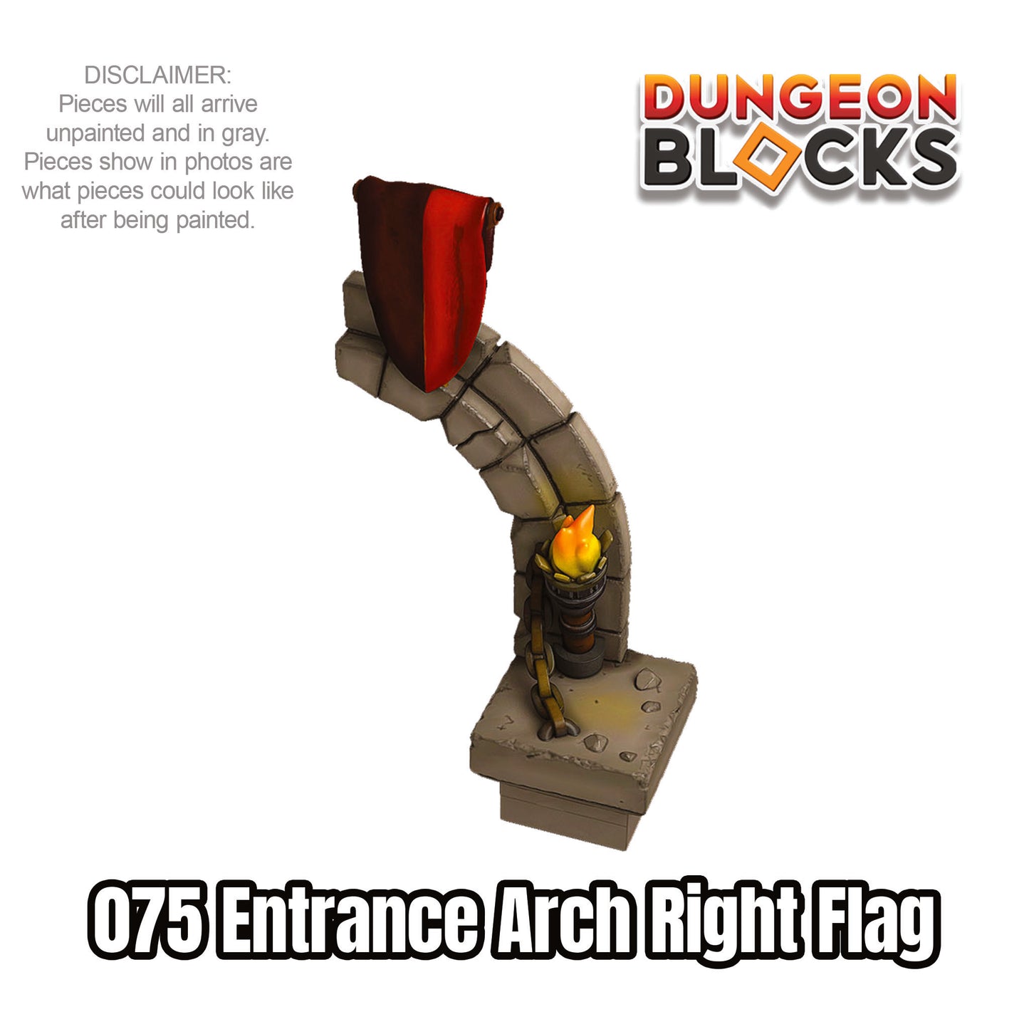 Entrance Arch Right Flag