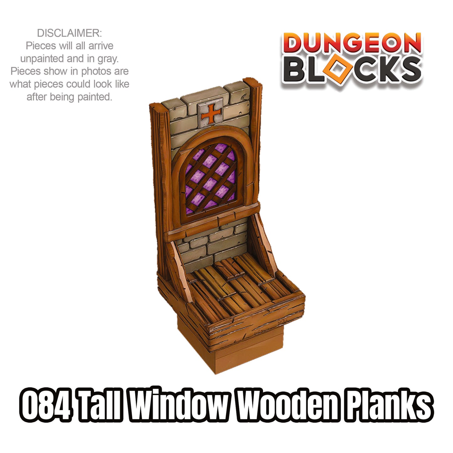 Tall Window Wooden Planks
