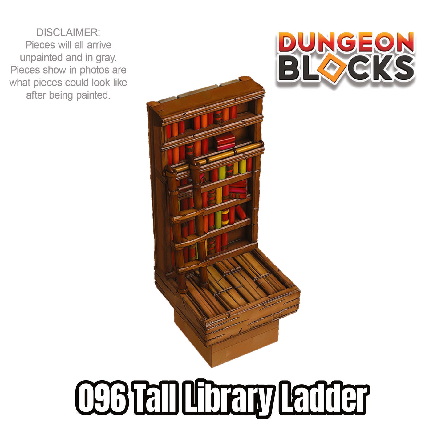 Tall Library Ladder