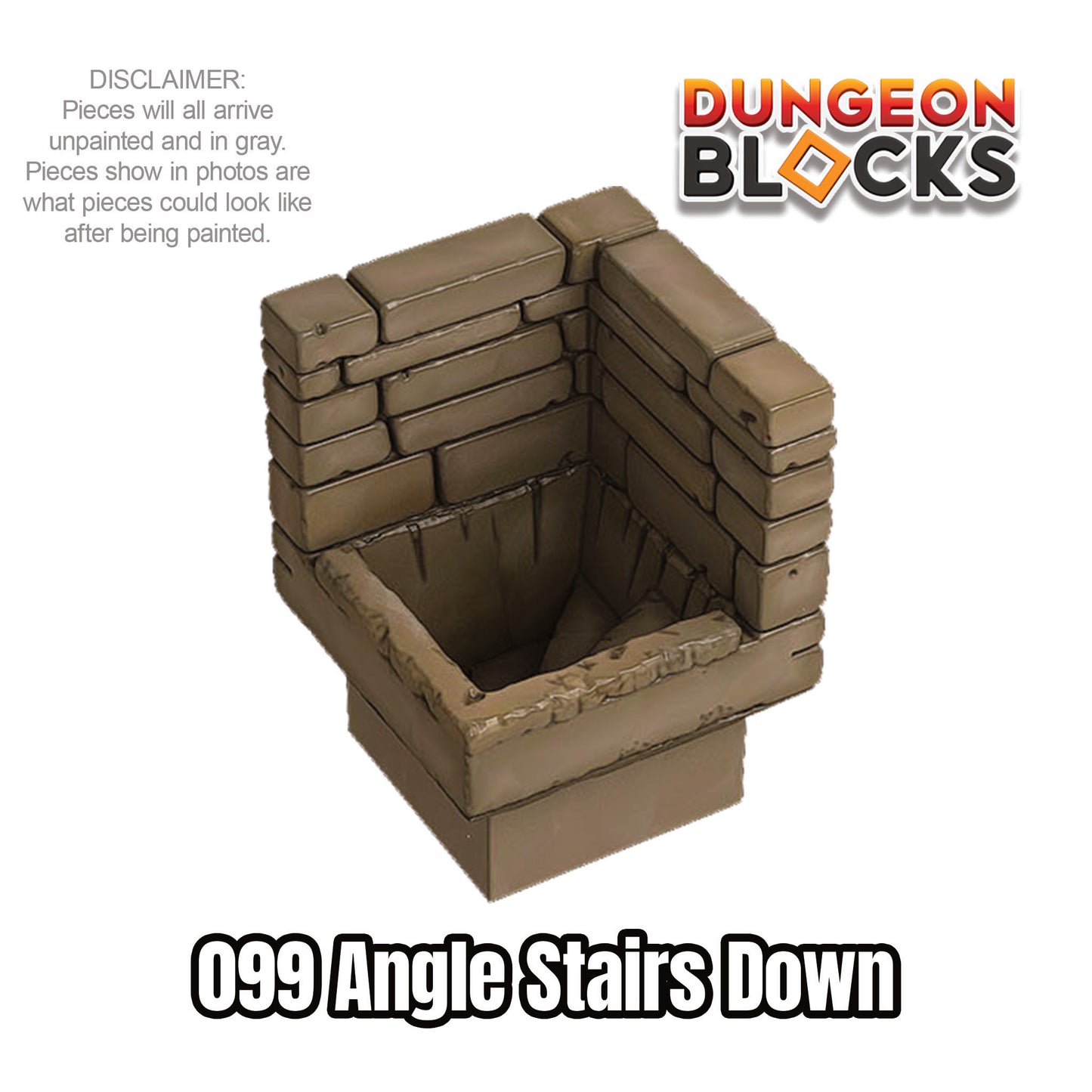 Angle Stairs Down