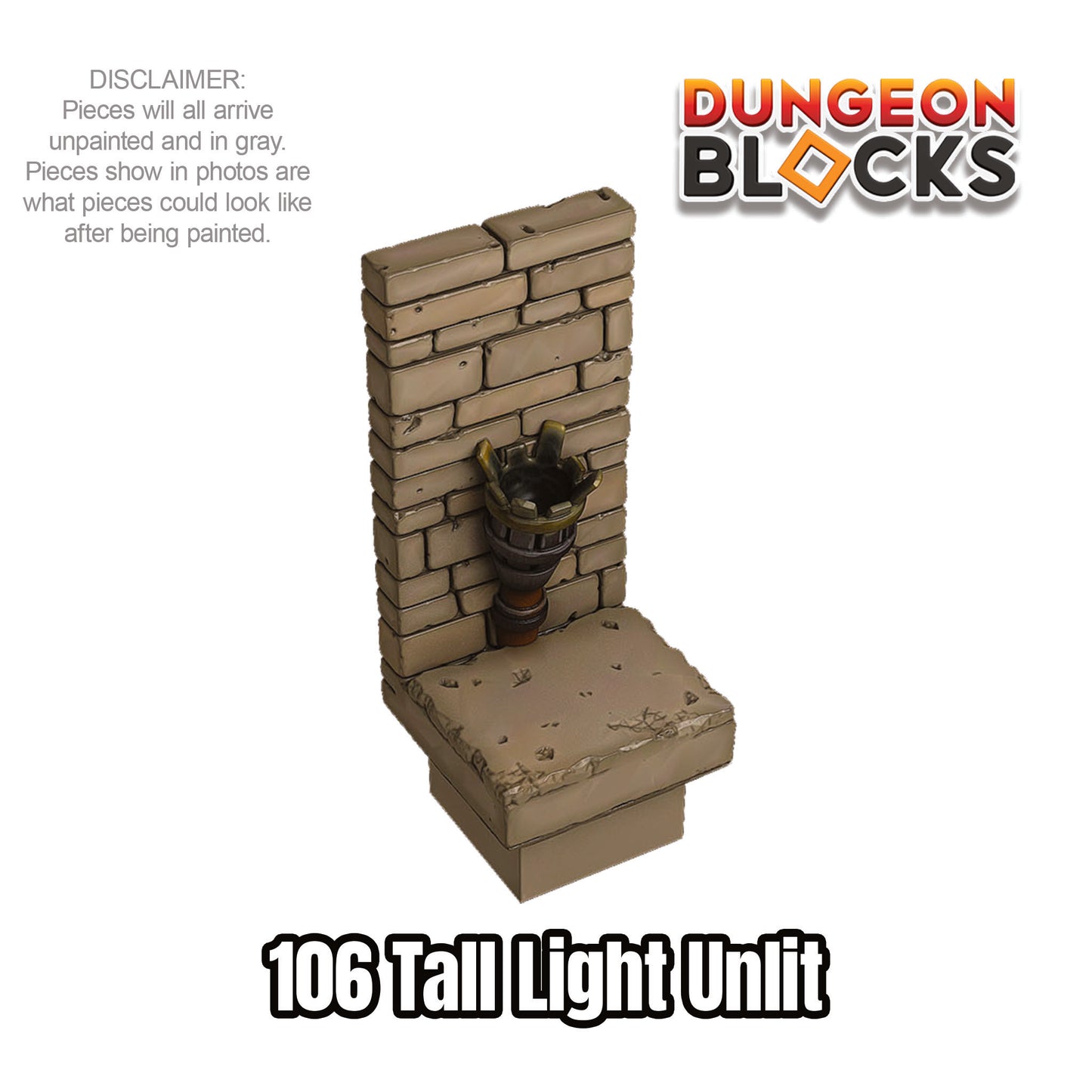 Tall Light Unlit