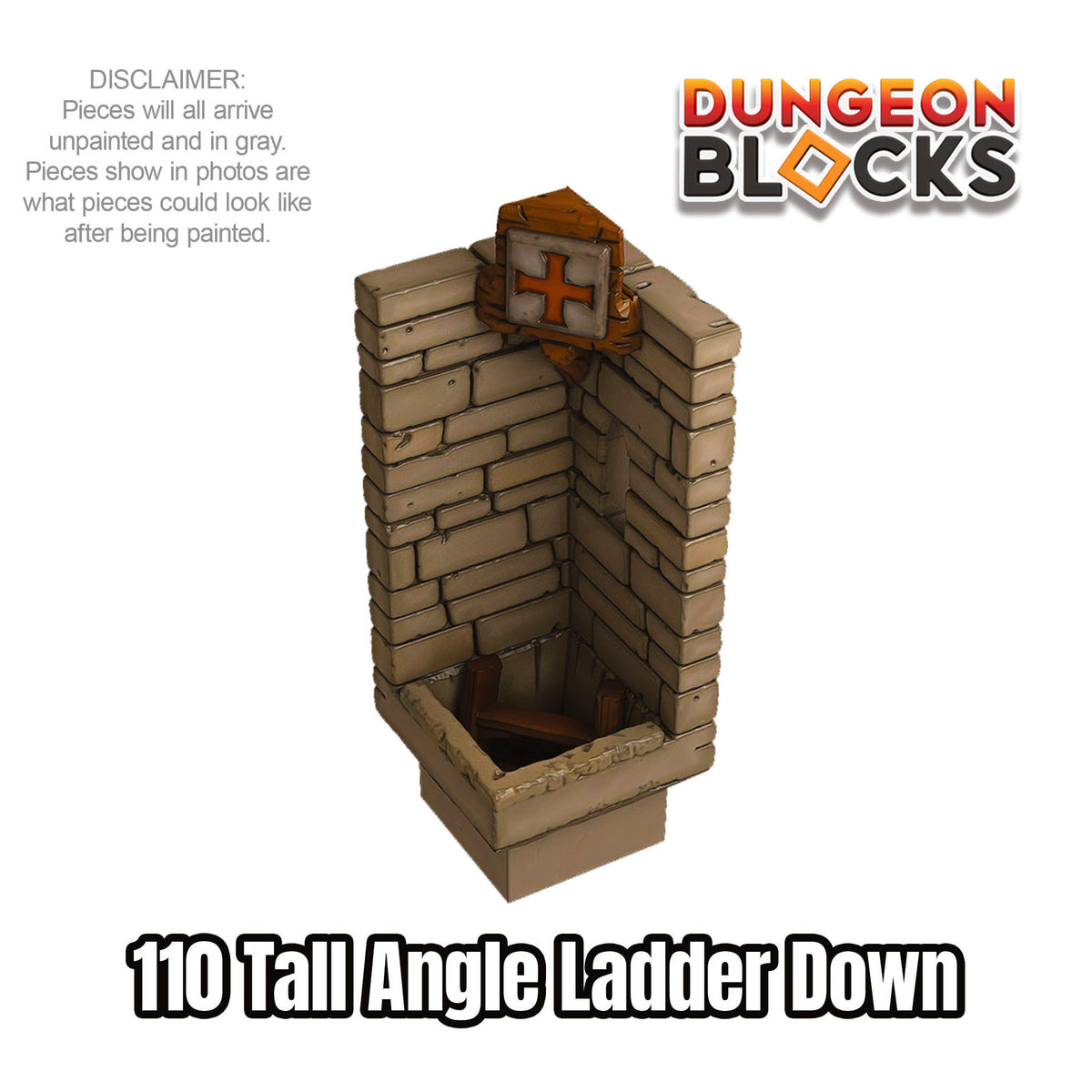 Tall Angle Ladder Down