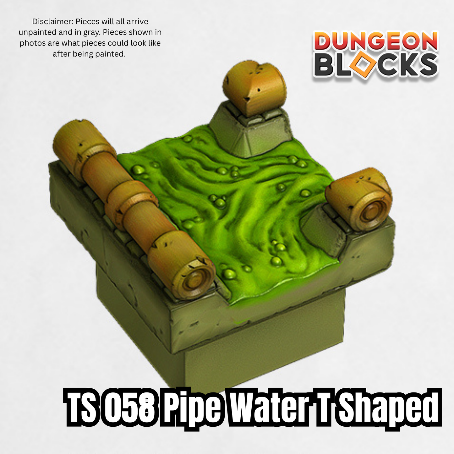 Pipe Water T-Shaped