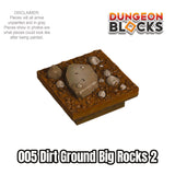 Dirt Ground Big Rocks 2