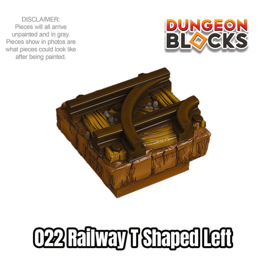 Railway T-Shaped Left