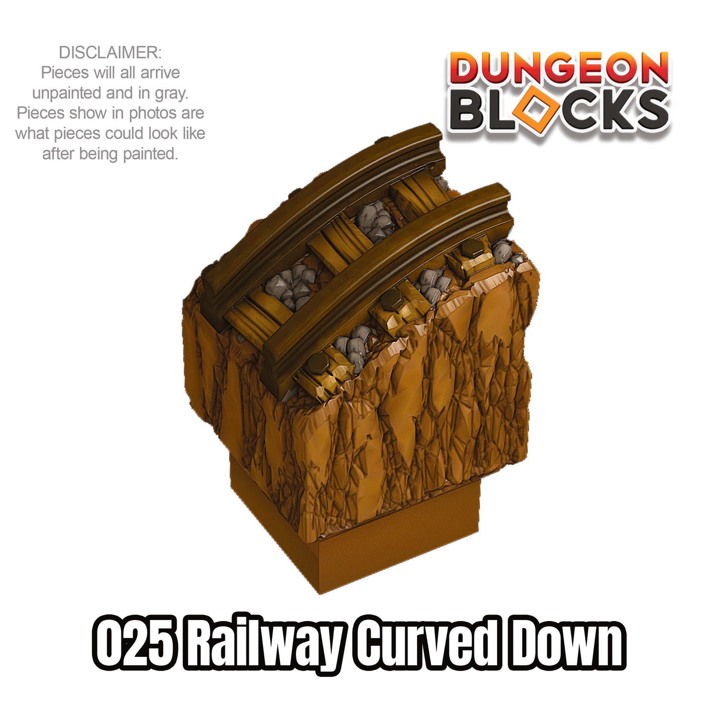 Railway Curved Down