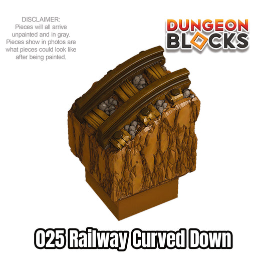 Railway Curved Down