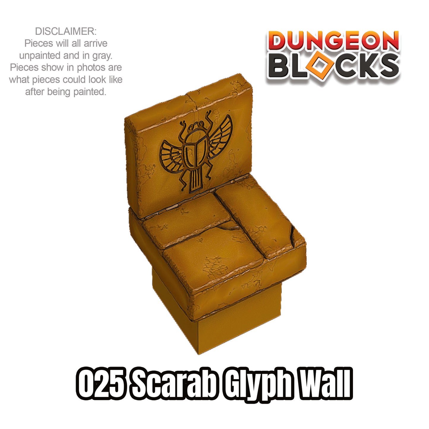 Scarab Glyph Wall