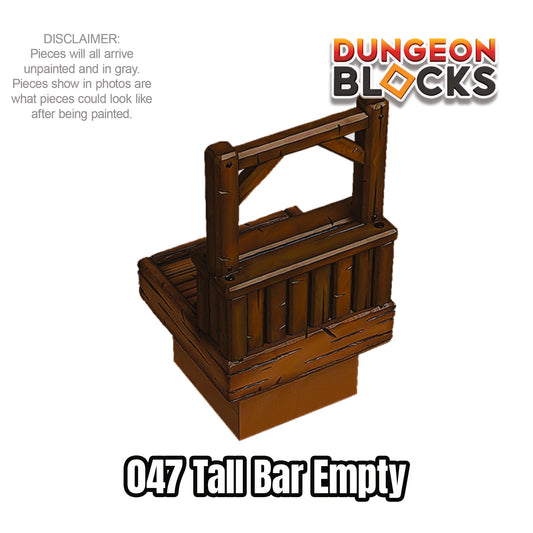 Tall Bar Empty