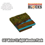 Water Straight Wooden Plank