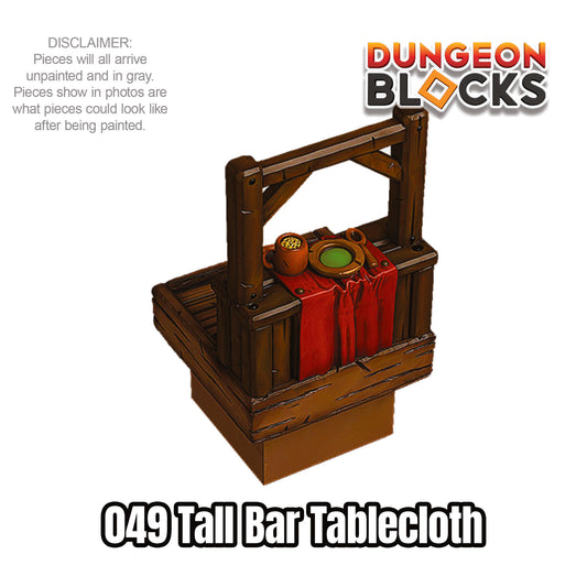 Tall Bar Tablecloth