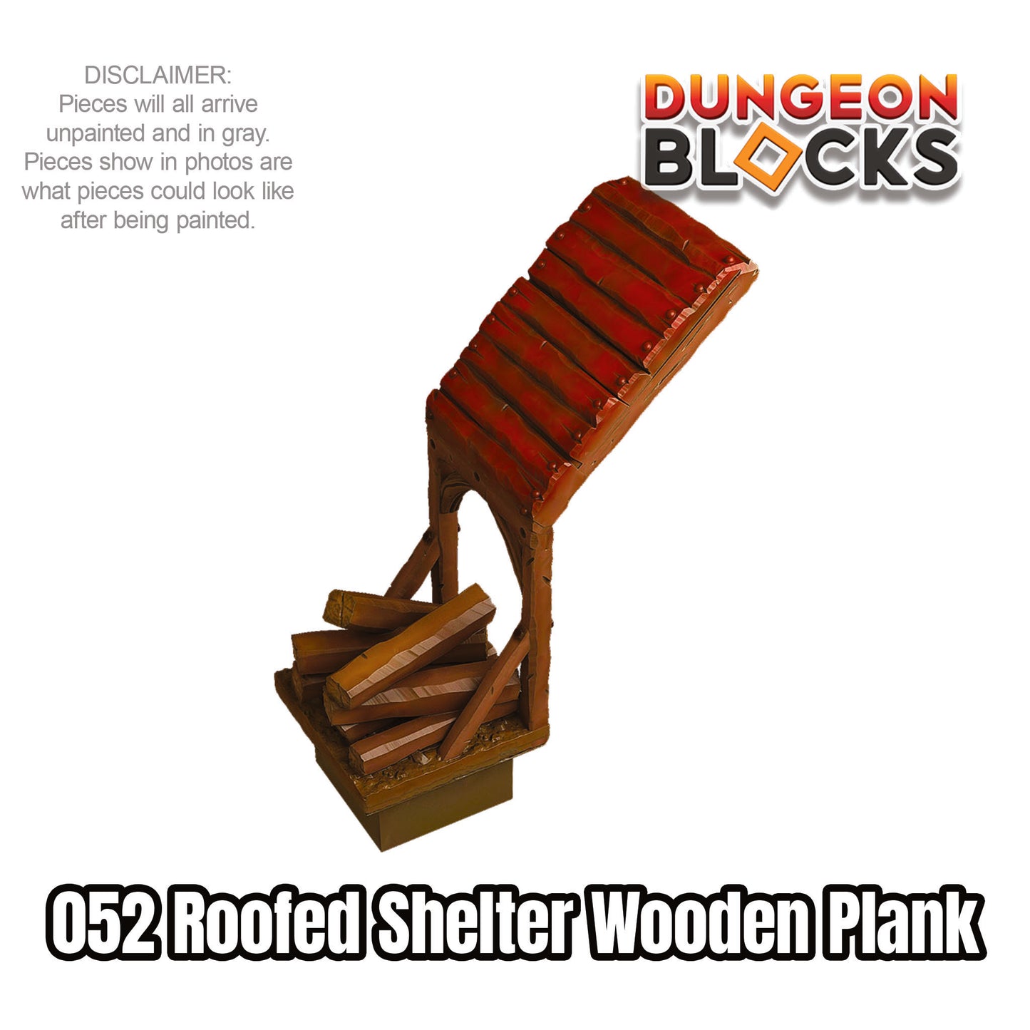 Roofed Shelter Wooden Plank
