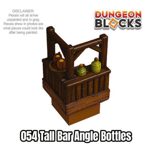 Tall Bar Angle Bottles