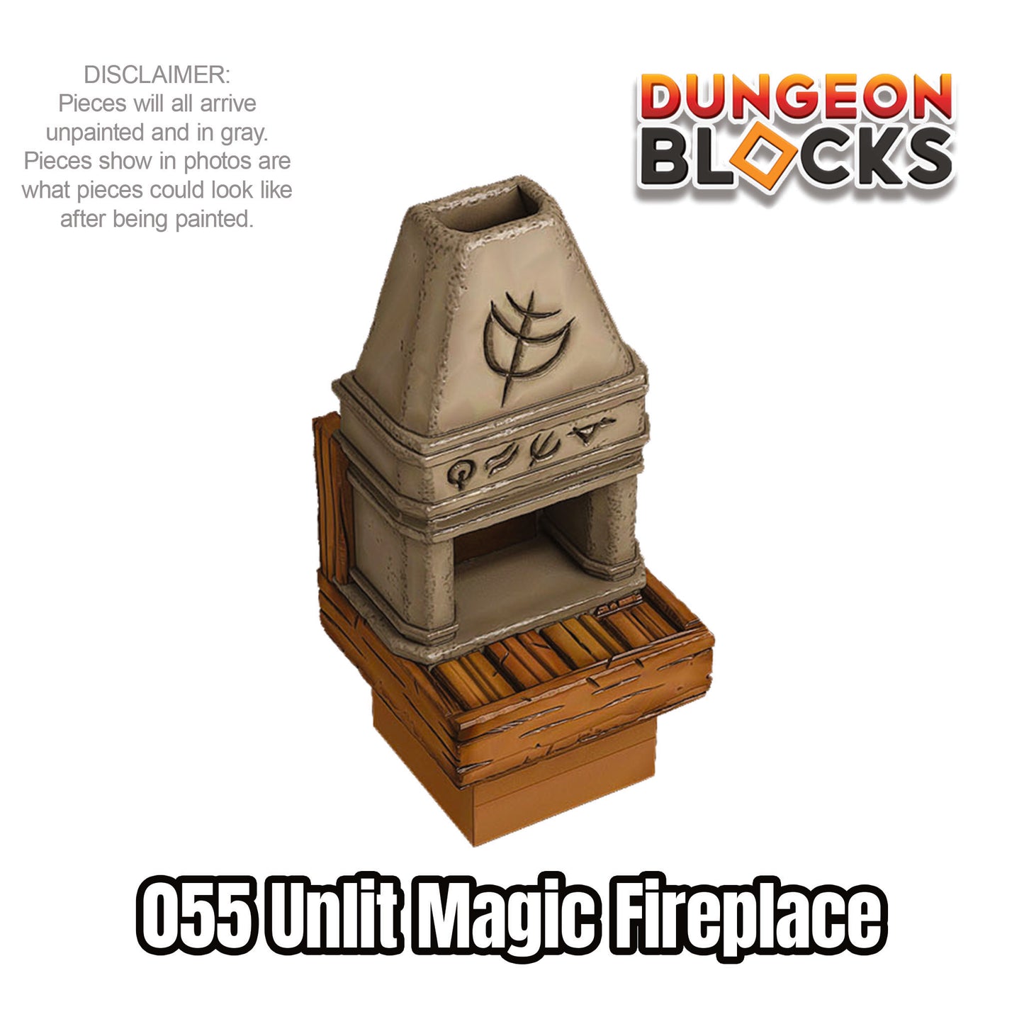 Unlit Magic Fireplace