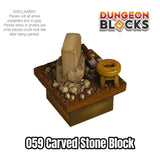 Carved Stone Block