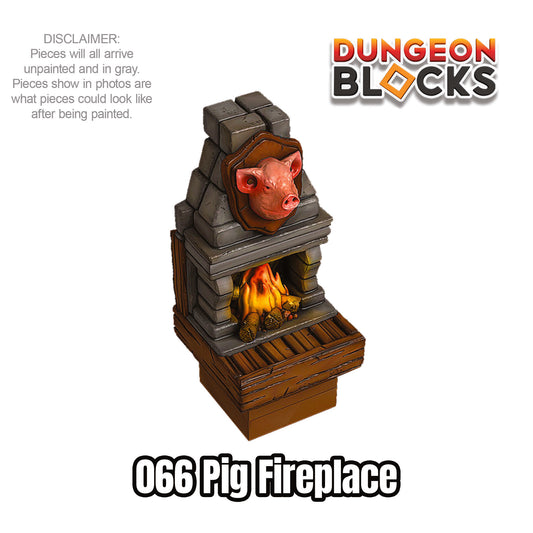 Pig Fireplace