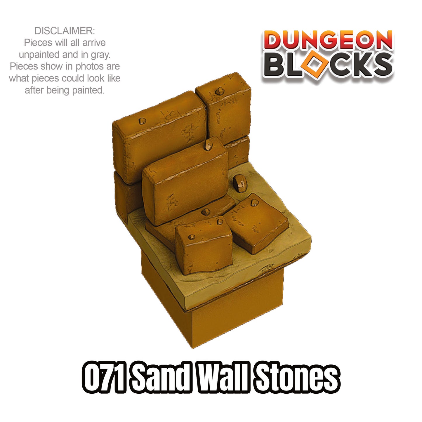 Sand Wall Stones
