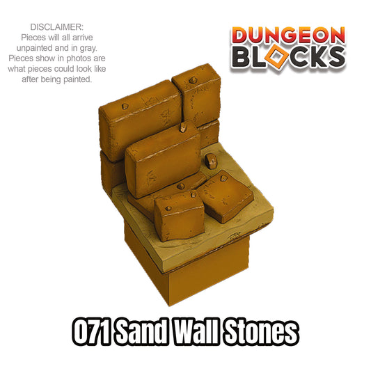 Sand Wall Stones