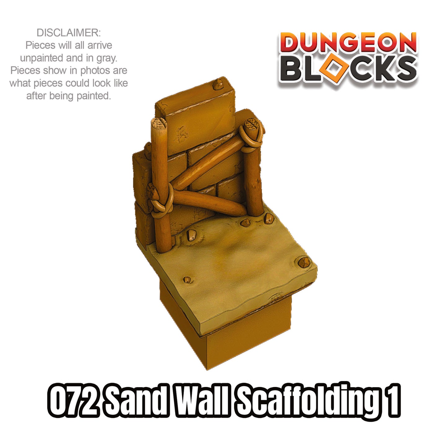 Sand Wall Scaffolding 1