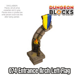 Entrance Arch Left Flag