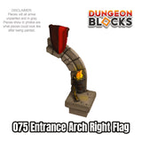 Entrance Arch Right Flag
