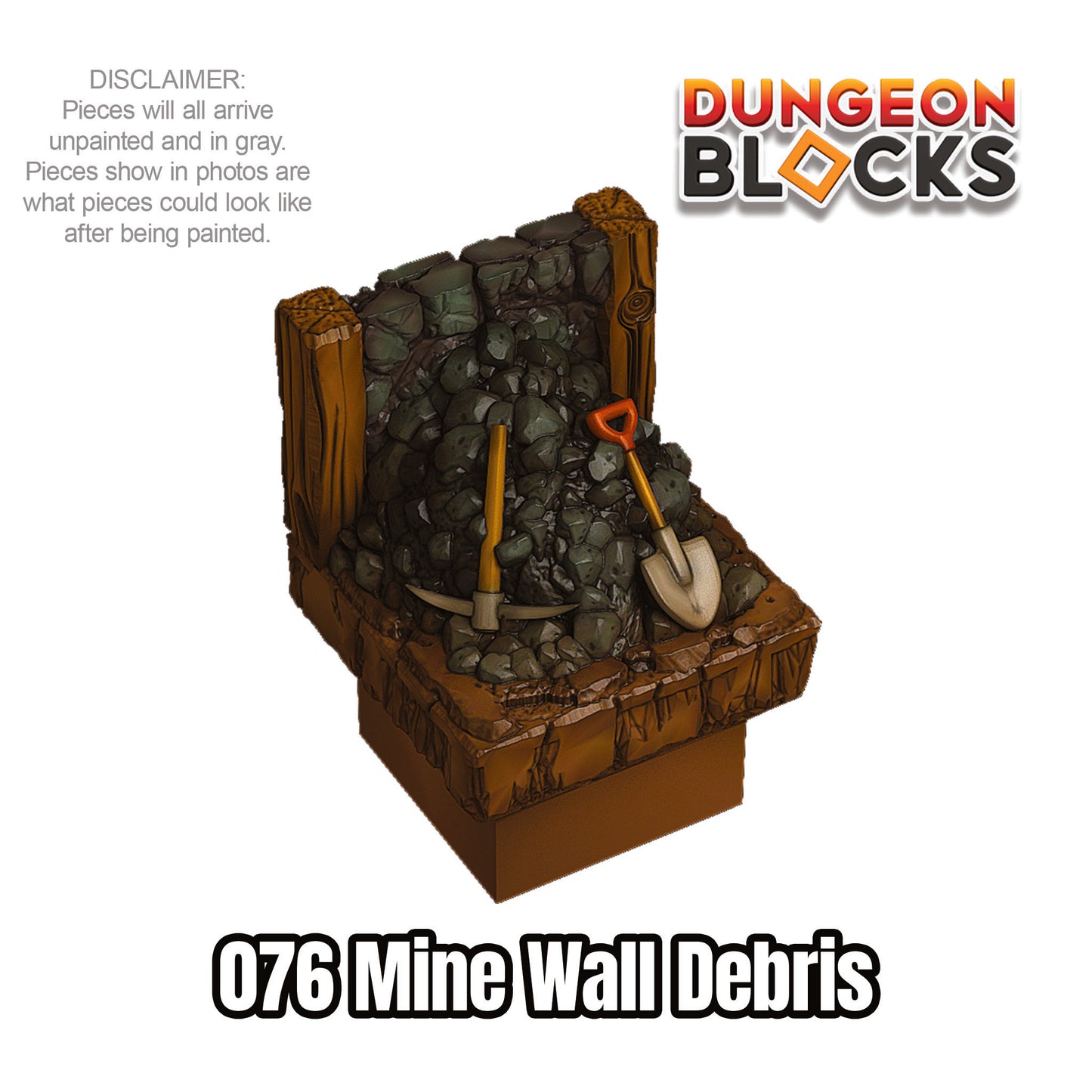 Mine Wall Debris
