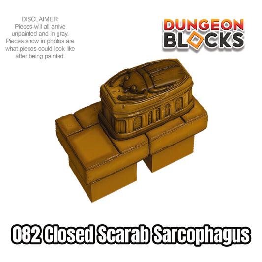 Closed Scarab Sarcophagus