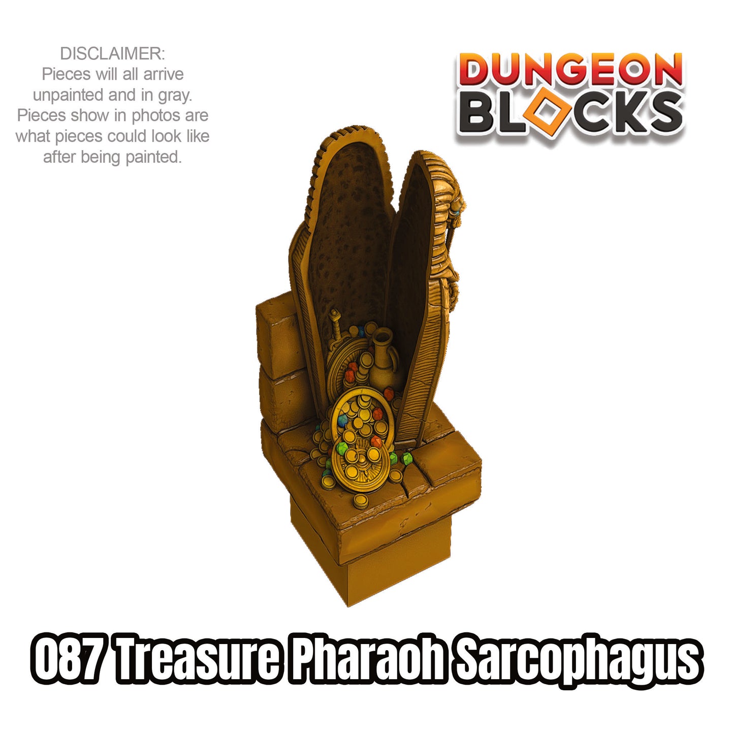 Treasure Pharaoh Sarcophagus