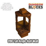 Tall Angle Half Wall