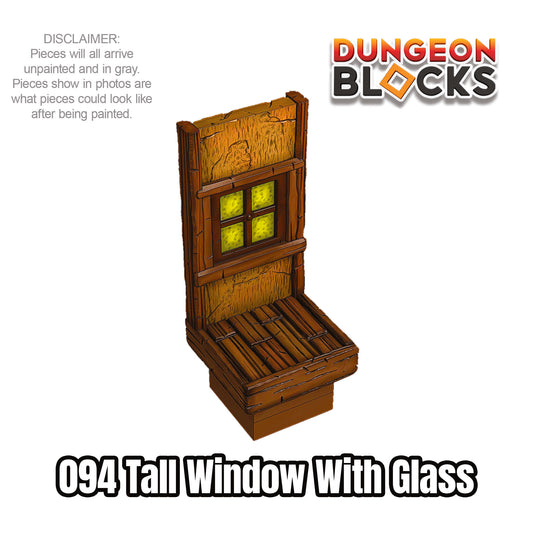 Tall Window with Glass