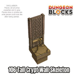 Tall Crypt Wall Skelton