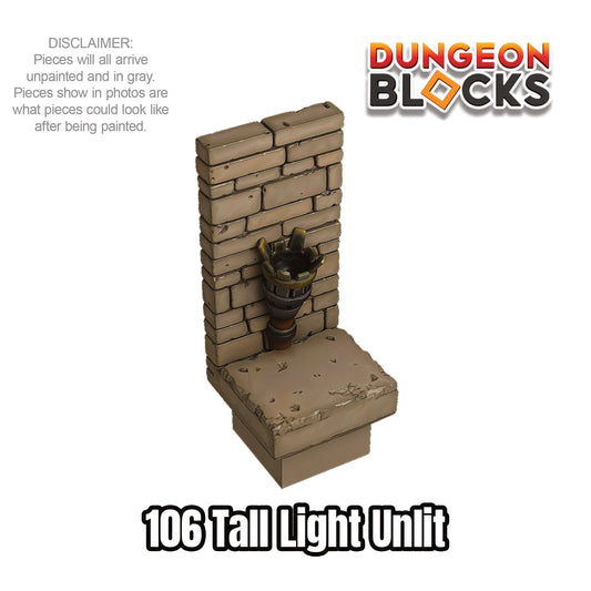 Tall Light Unlit