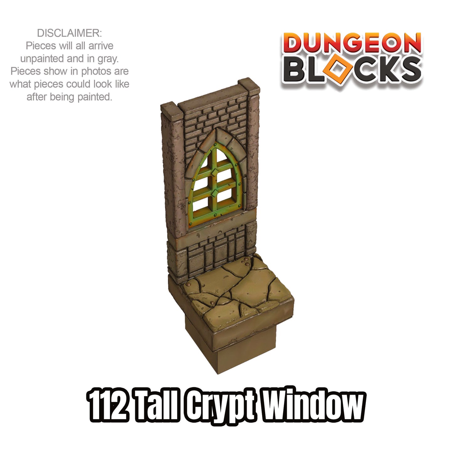 Tall Crypt Wall Window