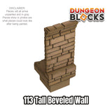 Tall Beveled Wall