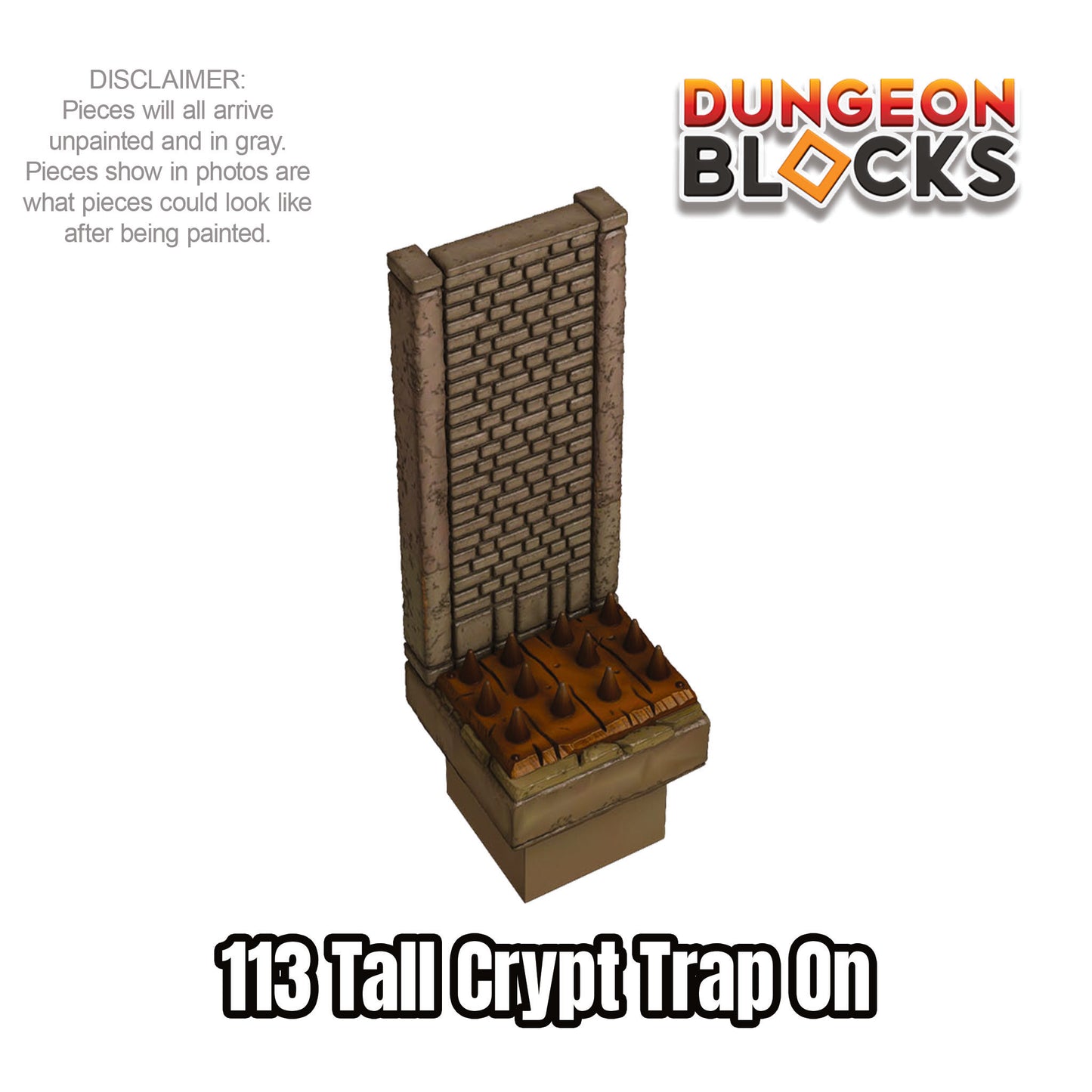 Tall Crypt Wall Trap On