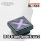 Ground Symbol Cross 2
