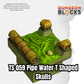 Pipe Water T-Shaped Skulls