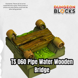 Pipe Water Wooden Bridge