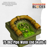 Pipe Water End Skulls 1